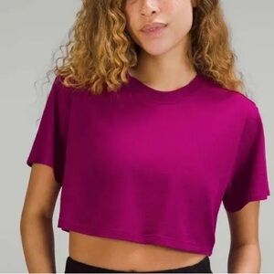 Lululemon All Yours Magenta Crop Top
